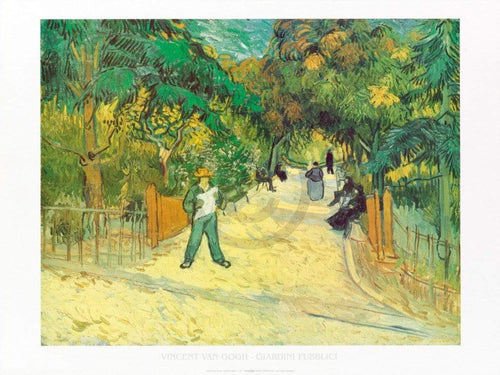 Vincent Van Gogh - Giardini Publici Kunstdruck 80x60cm | Yourdecoration.de