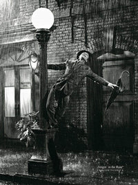 Liby - Gene Kelly singing in the Rain Kunstdruck 50x70cm | Yourdecoration.de