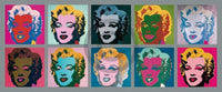 Andy Warhol - Ten Marilyns 1967 Kunstdruck 134x56cm | Yourdecoration.de
