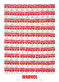Andy Warhol - One Hundred Cans 1962 Kunstdruck 65x90cm | Yourdecoration.de