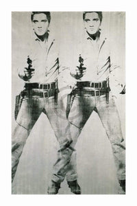 Andy Warhol - Elvis 1963 Double Kunstdruck 60x90cm | Yourdecoration.de