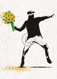 Edition Street - Flower thrower Kunstdruck 50x70cm | Yourdecoration.de