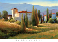 Carol Jessen - Blue Shadow in Tuscany I Kunstdruck 91x66cm | Yourdecoration.de