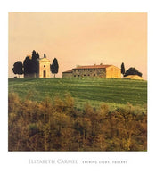 Elisabeth Carmel - Evening Light, Tuscany Kunstdruck 45x50cm | Yourdecoration.de