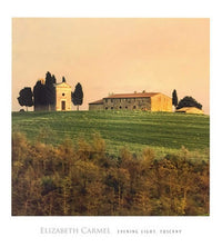 Elisabeth Carmel - Evening Light, Tuscany Kunstdruck 45x50cm | Yourdecoration.de