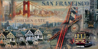 John Clarke - San Francisco Kunstdruck 100x50cm | Yourdecoration.de