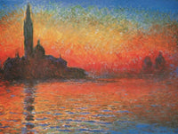 Claude Monet - Crepuscolo Kunstdruck 80x60cm | Yourdecoration.de
