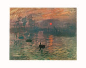 Claude Monet - Impression, Sonnenaufgang Kunstdruck 71x56cm | Yourdecoration.de