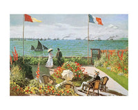 Claude Monet - Terazza sul mare a Saint-Adresse Kunstdruck 50x40cm | Yourdecoration.de