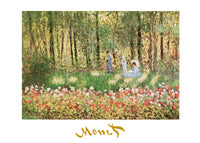 Claude Monet - La famille d'artiste Kunstdruck 70x50cm | Yourdecoration.de