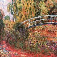 Claude Monet - Ponte giapponese Kunstdruck 95x95cm | Yourdecoration.de