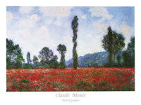 Claude Monet - Field of Poppies Kunstdruck 80x60cm | Yourdecoration.de