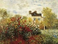 Claude Monet - The Artist's Garden Kunstdruck 80x60cm | Yourdecoration.de