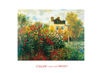 Claude Monet - The Artist's Garden Kunstdruck 70x50cm | Yourdecoration.de