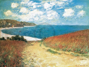 Claude Monet - Meadow Road to Pourville 1882 Kunstdruck 80x60cm | Yourdecoration.de