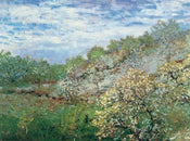 Claude Monet - Bäume in Blüte Kunstdruck 80x60cm | Yourdecoration.de