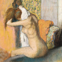 Edgar Degas - Frau nach dem Bade Kunstdruck 80x60cm | Yourdecoration.de