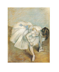 Edgar Degas - Danseuse nouant son brodequin Kunstdruck 24x30cm | Yourdecoration.de