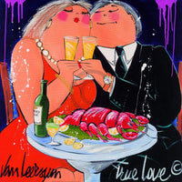 El van Leersum - True Love Kunstdruck 70x70cm | Yourdecoration.de