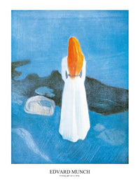 Edvard Munch - Young girl on a Jetty Kunstdruck 60x80cm | Yourdecoration.de