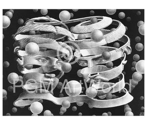 M. C. Escher - Band ohne Ende Kunstdruck 65x55cm | Yourdecoration.de