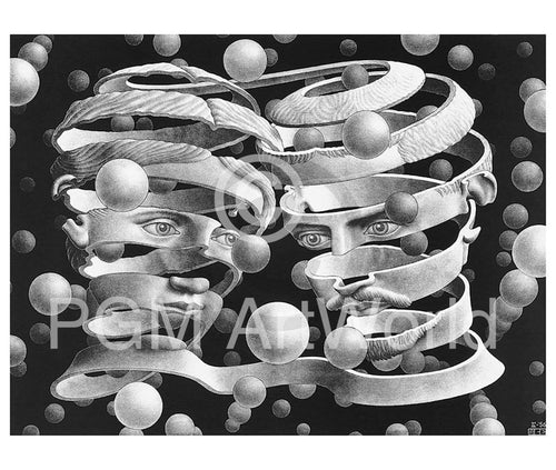 M. C. Escher - Band ohne Ende Kunstdruck 65x55cm | Yourdecoration.de