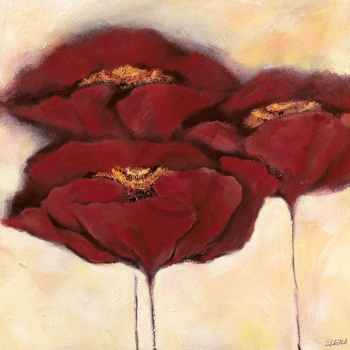 Elena Filatov - Mohn in Milch I Kunstdruck 70x70cm | Yourdecoration.de