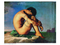 Hippolyte Flandrin - Young Man Nude Kunstdruck 80x60cm | Yourdecoration.de