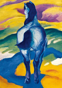 Franz Marc - Blaues Pferd II Kunstdruck 21x29.7cm | Yourdecoration.de