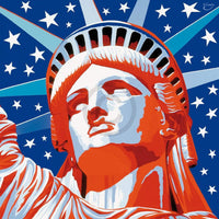 Vladimir Gorsky - Statue of Liberty Kunstdruck 85x85cm | Yourdecoration.de