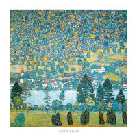 Gustav Klimt - Pendio montano a Unterach Kunstdruck 70x70cm | Yourdecoration.de