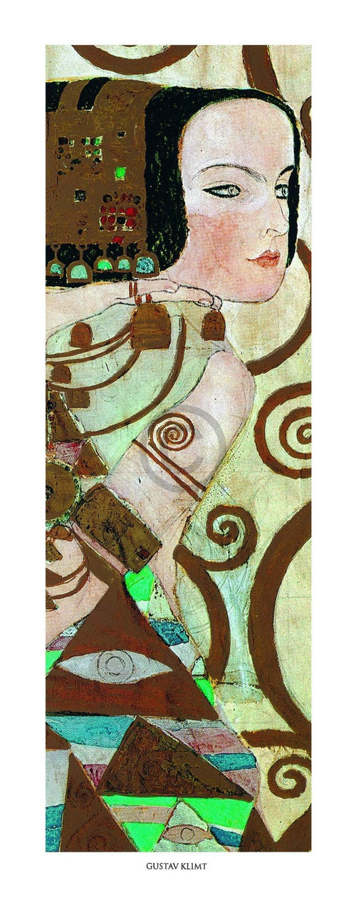 Gustav Klimt - L'attesa Kunstdruck 20x50cm | Yourdecoration.de