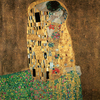 Gustav Klimt - Der KuÃŸ Kunstdruck 98x98cm | Yourdecoration.de