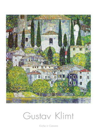 Gustav Klimt - Kirche in Cassone Kunstdruck 70x100cm | Yourdecoration.de