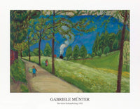 Gabriele MÃ¼nter - Der letzte Schnauferlzug 1924 Kunstdruck 90x70cm | Yourdecoration.de