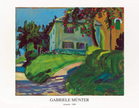 Gabriele MÃ¼nter - Sommer 1908 Haus mit Apfelbaum Kunstdruck 90x70cm | Yourdecoration.de