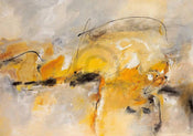 Isolde Folger - Giallo II Kunstdruck 100x70cm | Yourdecoration.de