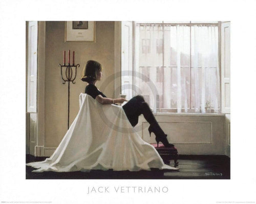 Jack Vettriano - In Thoughts of You Kunstdruck 50x40cm | Yourdecoration.de