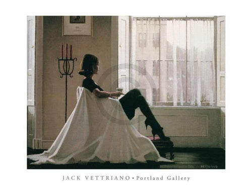 Jack Vettriano - In Thoughts of You Kunstdruck 80x60cm | Yourdecoration.de