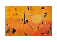 Joan Miro - Paysage Catalan Kunstdruck 80x60cm | Yourdecoration.de