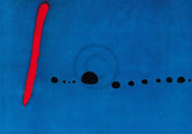 Joan Miro - Bleu II Kunstdruck 100x70cm | Yourdecoration.de