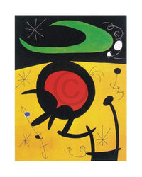 Joan Miro - Vuelo de pajaros Kunstdruck 40x50cm | Yourdecoration.de