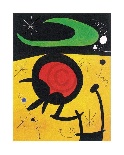 Joan Miro - Vuelo de pajaros Kunstdruck 40x50cm | Yourdecoration.de