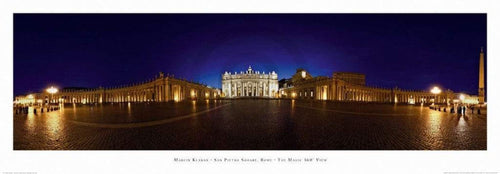 Marcin Klaban - San Pietro Square, Rome Kunstdruck 95x33cm | Yourdecoration.de