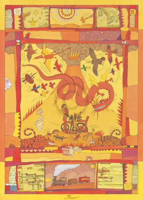 Vitali P. Konstantinov - Feuer Kunstdruck 48x67cm | Yourdecoration.de