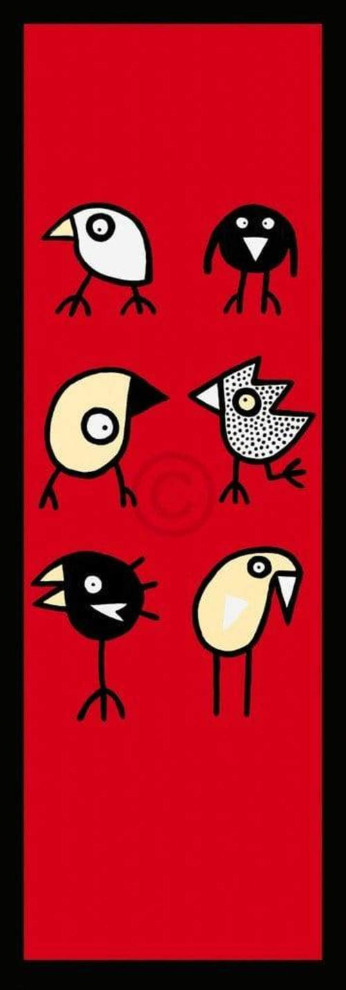 Birdman Hans Lan - Happy together Kunstdruck 35x100cm | Yourdecoration.de