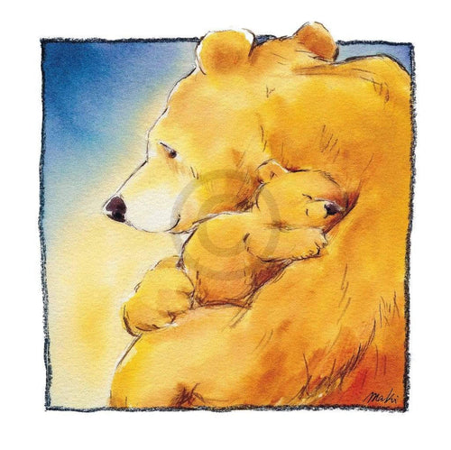 Makiko - Mother Bear's Love I Kunstdruck 30x30cm | Yourdecoration.de