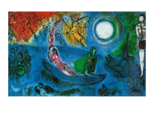 Marc Chagall - Il concerto, 1957 Kunstdruck 80x60cm | Yourdecoration.de