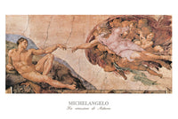 Michelangelo - La creazione di Adamo Kunstdruck 120x80cm | Yourdecoration.de