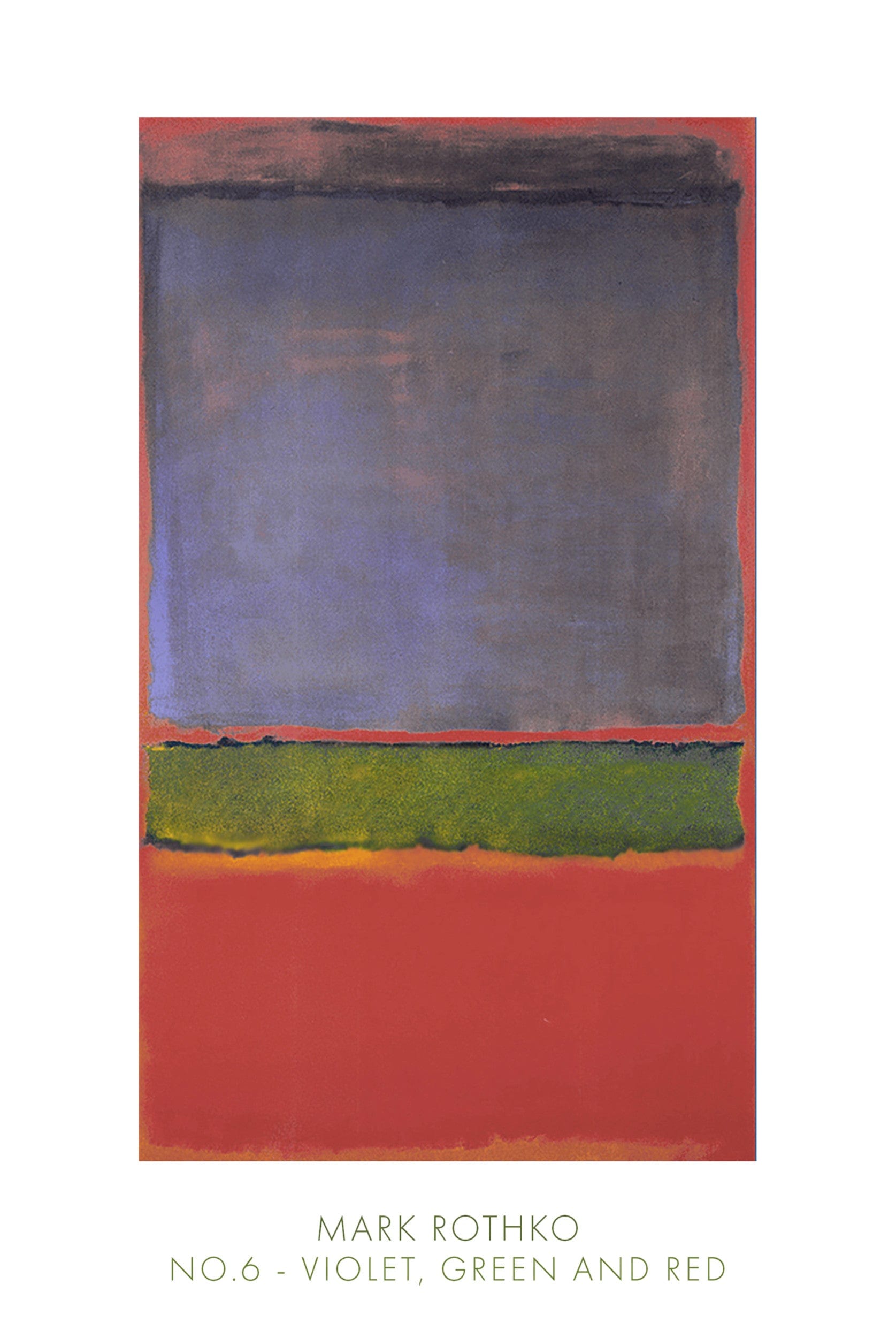 Kunstdruck Mark Rothko No. 6, 1951 61x91cm | Yourdecoration.de